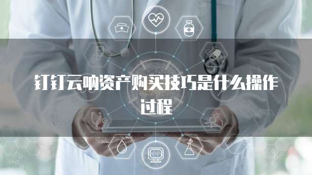 钉钉云呐资产购买技巧是什么操作过程