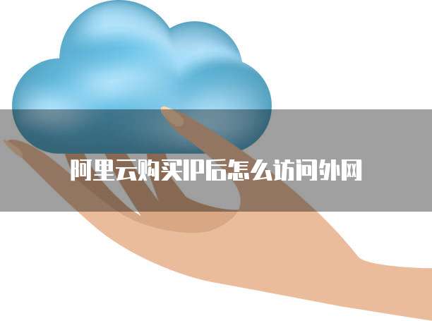 阿里云购买IP后怎么访问外网