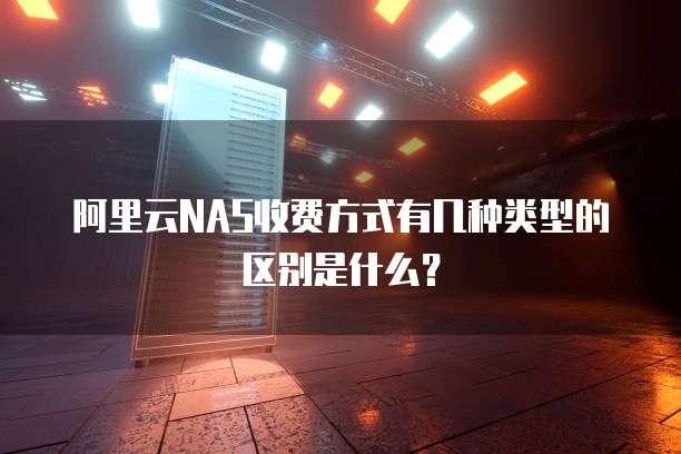 阿里云NAS收费方式有几种类型的区别是什么？