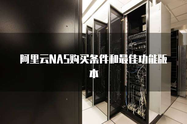 阿里云NAS购买条件和最佳功能版本