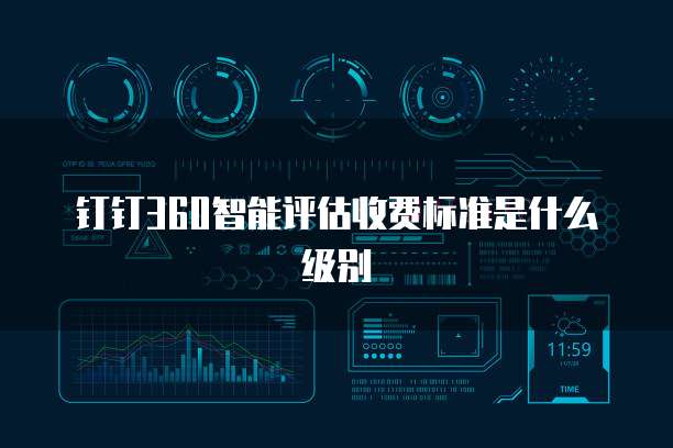 钉钉360智能评估收费标准是什么级别