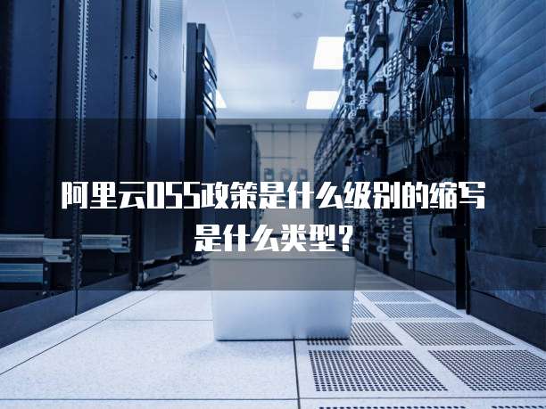 阿里云OSS政策是什么级别的缩写是什么类型?