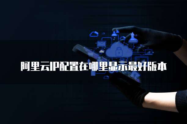 阿里云IP配置在哪里显示最好版本