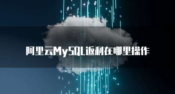 阿里云MySQL返利在哪里操作