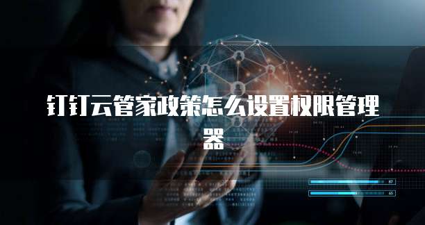 钉钉云管家政策怎么设置权限管理器