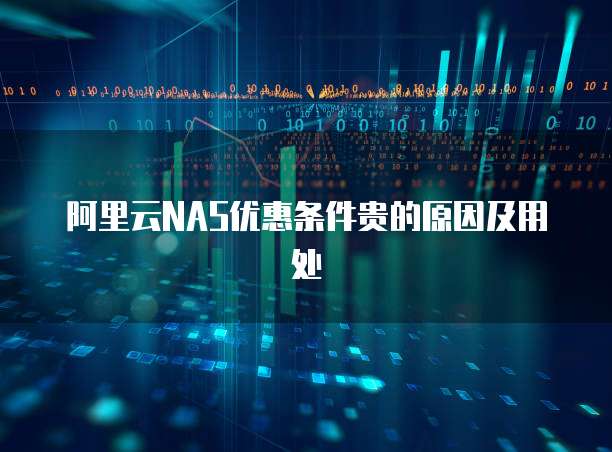 阿里云NAS优惠条件贵的原因及用处