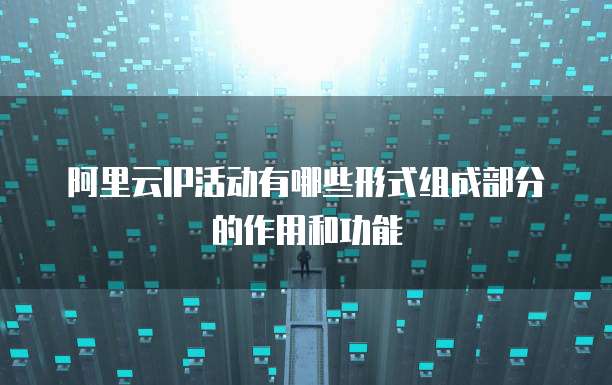 阿里云IP活动有哪些形式组成部分的作用和功能