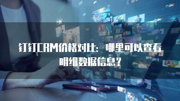 钉钉CRM价格对比:哪里可以查看明细数据信息?