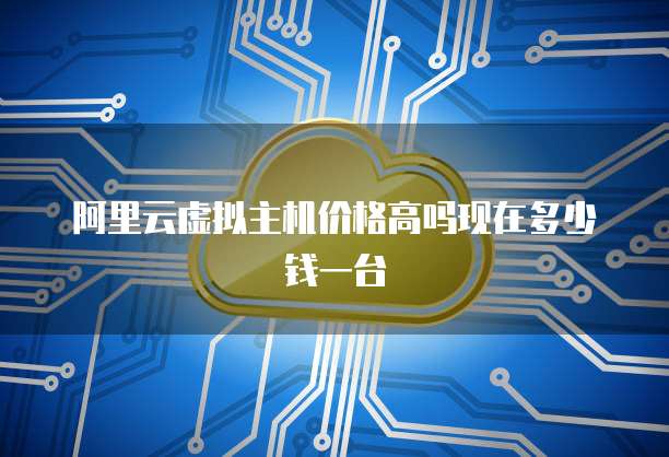 阿里云虚拟主机价格高吗现在多少钱一台