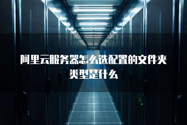 阿里云服务器怎么选配置的文件夹类型是什么