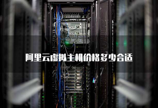阿里云虚拟主机价格多少合适