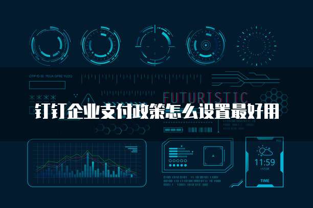 钉钉企业支付政策怎么设置最好用
