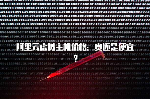 阿里云虚拟主机价格:贵还是便宜?