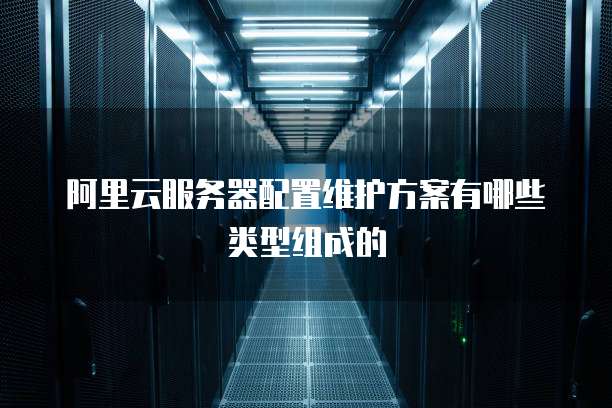 阿里云服务器配置维护方案有哪些类型组成的