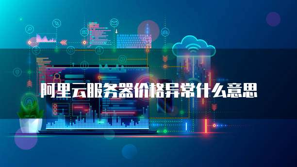 阿里云服务器价格异常什么意思