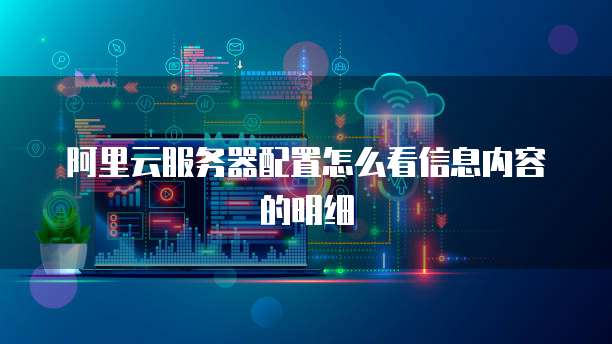 阿里云服务器配置怎么看信息内容的明细