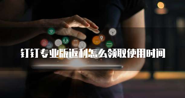 钉钉专业版返利怎么领取使用时间