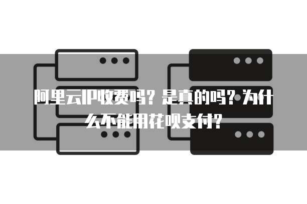 阿里云IP收费吗?是真的吗?为什么不能用花呗支付?