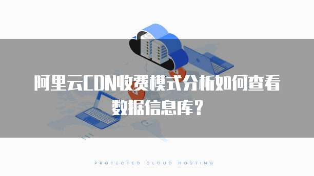 阿里云CDN收费模式分析如何查看数据信息库?