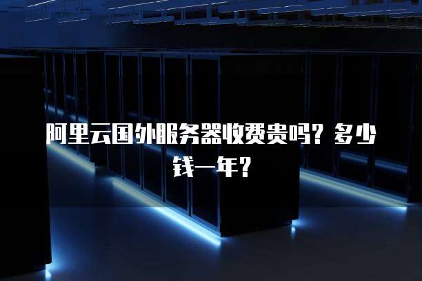 阿里云国外服务器收费贵吗?多少钱一年?