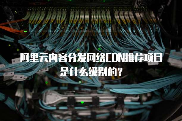 阿里云内容分发网络CDN推荐项目是什么级别的?