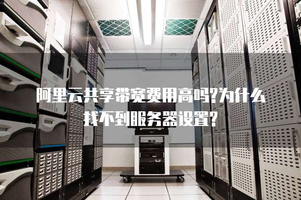 阿里云共享带宽费用高吗?为什么找不到服务器设置?