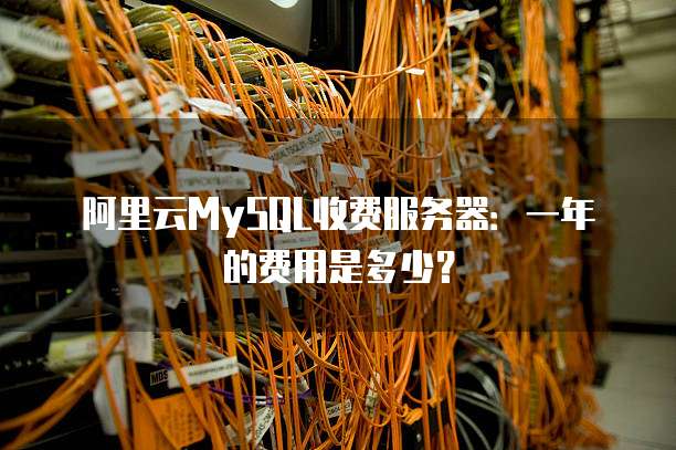 阿里云MySQL收费服务器:一年的费用是多少?