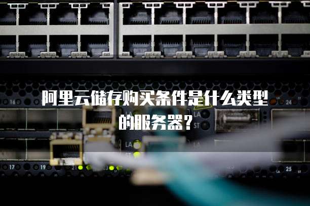 阿里云储存购买条件是什么类型的服务器?