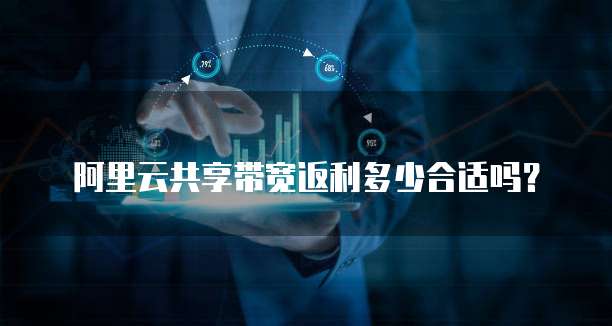 阿里云共享带宽返利多少合适吗?