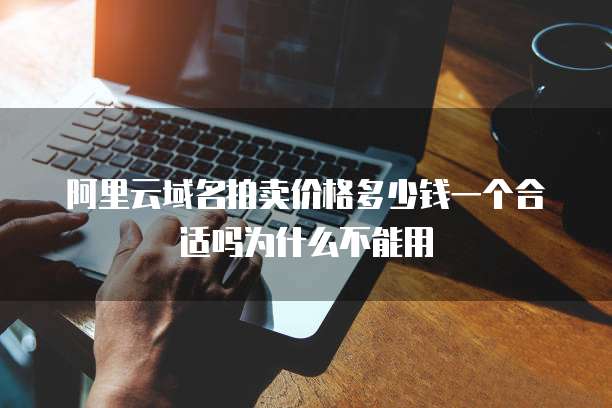 阿里云域名拍卖价格多少钱一个合适吗为什么不能用