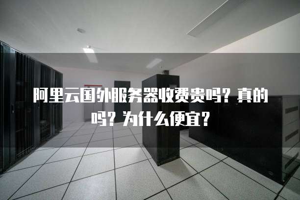 阿里云国外服务器收费贵吗?真的吗?为什么便宜?