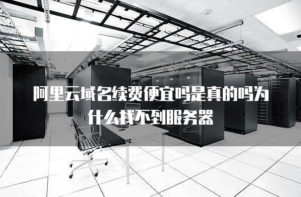 阿里云域名续费便宜吗是真的吗为什么找不到服务器