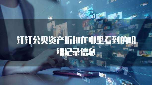 钉钉公贝资产折扣在哪里看到的明细记录信息