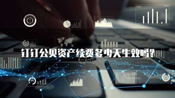 钉钉公贝资产续费多少天生效吗？