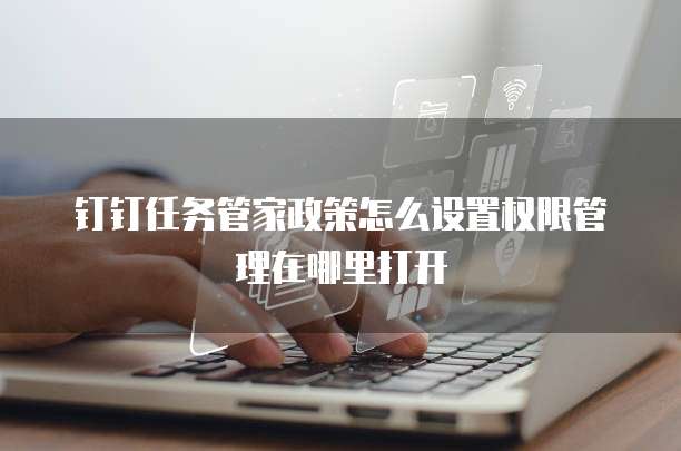 钉钉任务管家政策怎么设置权限管理在哪里打开