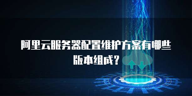 阿里云服务器配置维护方案有哪些版本组成?