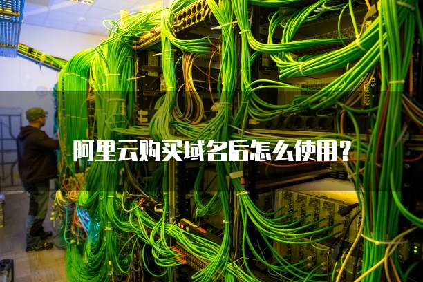 阿里云购买域名后怎么使用?