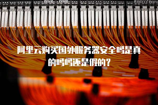阿里云购买国外服务器安全吗是真的吗吗还是假的?