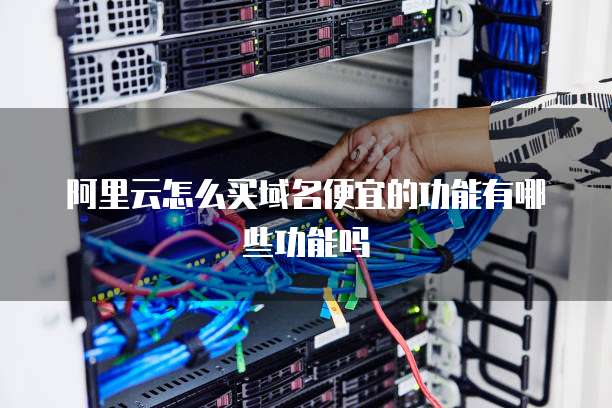 阿里云怎么买域名便宜的功能有哪些功能吗