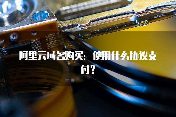 阿里云域名购买:使用什么协议支付?