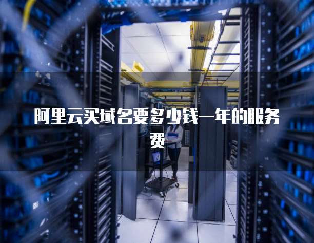 阿里云买域名要多少钱一年的服务费

