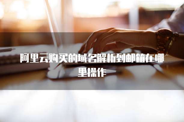 阿里云购买的域名解析到邮箱在哪里操作