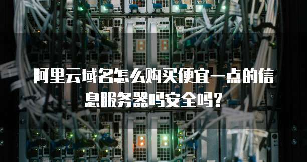 阿里云域名怎么购买便宜一点的信息服务器吗安全吗?