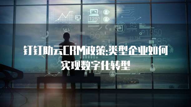 钉钉助云CRM政策:类型企业如何实现数字化转型