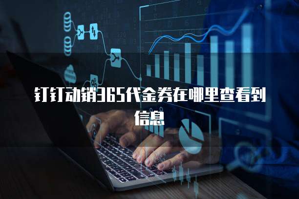 钉钉动销365代金券在哪里查看到信息