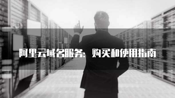 阿里云域名服务:购买和使用指南