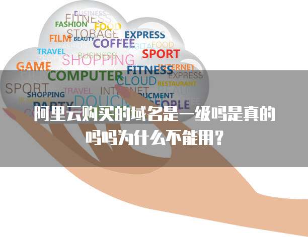 阿里云购买的域名是一级吗是真的吗吗为什么不能用?
