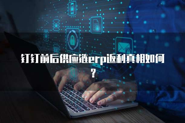 钉钉前后供应链erp返利真相如何?