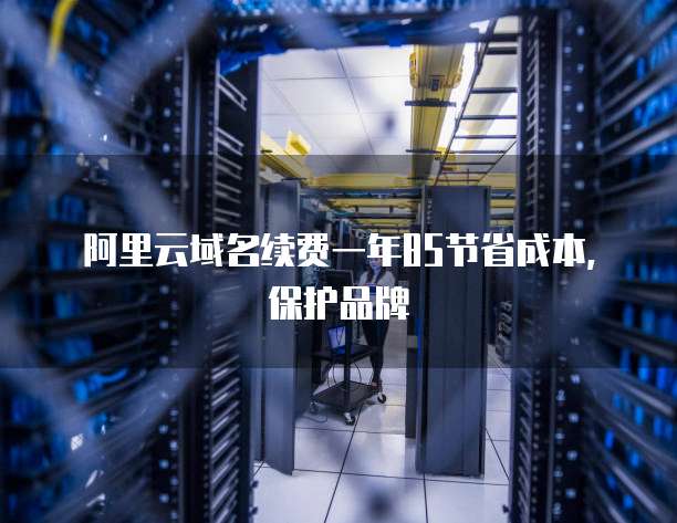 阿里云域名续费一年85节省成本,保护品牌