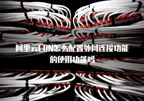阿里云CDN怎么配置外网连接功能的使用功能吗